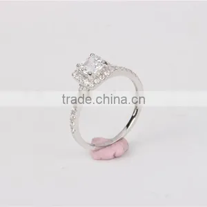 High Quality Fashion Lady's 14k Ring Set Wedding Jewelry AAAAA CZ thumbnail-6