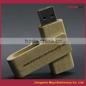 2015 Logo Custom Gift Wooden USB Flash Drive thumbnail-1