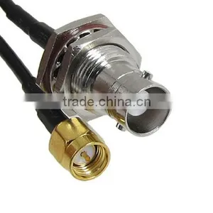[low Price]SMA Male to BNC Female Plug Connector Antenna Pigtail Cable thumbnail-1