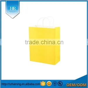 Custom Made Paper Gift Shipping Hang Bags With Handle thumbnail-4