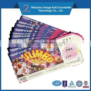 Lottery Ticket Printing & Cheap Lottery Scratch Card, Scratch off Lottery Ticket thumbnail-1