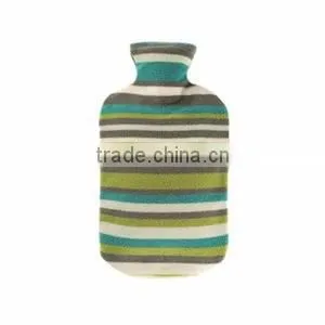 Hot Sale Soft Stripe Pattern Fleece Hot Water Bottle Cover thumbnail-1