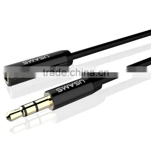 USAMS 3.5mm Jack Female to Male Earphone Headphone Stereo Audio Extension Cable Cord for Computer Speaker Phone 1M MT-5769 thumbnail-6
