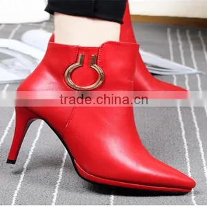 Girls High Heel Ankle Boots Women Ankle Boots Hot Selling High Heel Boot Quality Choice thumbnail-2
