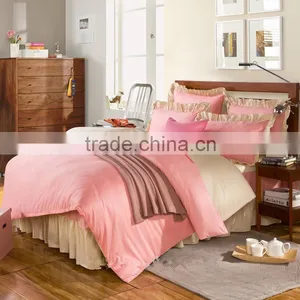 2016 Hot New Product Plain Dyed Bedding Set for Girl thumbnail-1