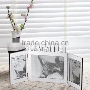 2014 Hot Sales Silver Finish Aluminium Frame Family Collage Frame With Velvet Backing thumbnail-1