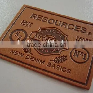 Customer PU Brown Debossed Leather Patch for Sofa and Bags Indongguan thumbnail-1