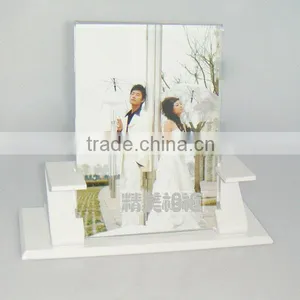 Promotional Gift Rotating Plastic Photo Cube Frame thumbnail-5
