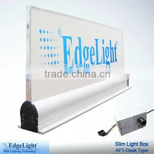 NEW Edgelight AF1 Aluminous Frame RGB Desk Type Double Side Light Box thumbnail-1