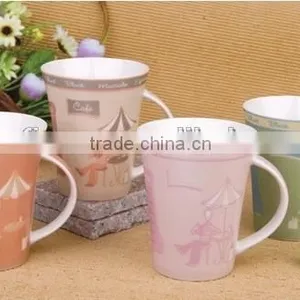 Rural Wind Series Mugs,pink Mugs,porcelain Mugs thumbnail-3