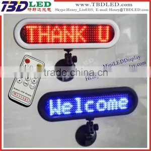 12v Led Car Message Sign Led Moving Scrolling Message Display Screen Board by Remote Control thumbnail-1