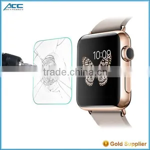 2015 Hot Selling Premium 0.33mm HD Ultra Clear 2.5D 9H Tempered Glass Screen Protector for Apple IWatch thumbnail-4