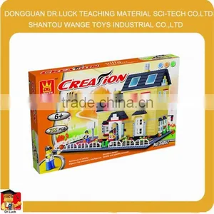 Newest Plastic Toys Villa Blocks Children's Gifts Small Construction thumbnail-1