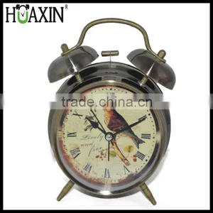 Hot Selling Birds Alarm Clock With Double Bells for Promotional Clock thumbnail-1