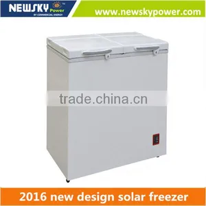 128L Hot Sale Aluminum Alloy Solar Refrigerator Freezer for Sale thumbnail-1