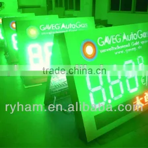 15 Inch Red/green/amber Gas Station Led Price Digital Sign thumbnail-1