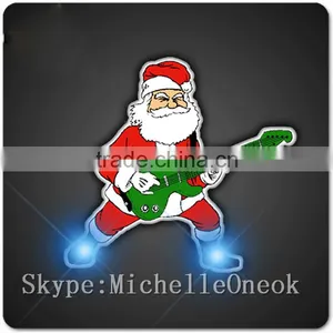 Christmas Decor Led Badge,flashing Led Badge thumbnail-1