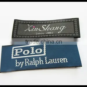Fancy End Flod Left+Right Woven Lable for Clothing thumbnail-2