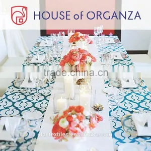 2015 Beautiful Organza Runner Table Linen for Wedding Decoration thumbnail-1