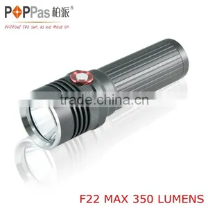 POPPAS F22 T6 10w High Powerful Reflector Rechargeable Led Flashlight thumbnail-1