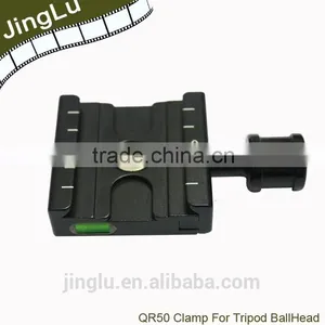 Clamp For Quick Release Plate Compatible Arca SWISS Tripod Ball Head QR50 thumbnail-1
