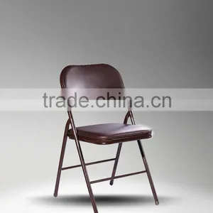 Cheap Wholesale Indoor Powder Coated UPHOLSTERED Metal Folding Chair Quality Choice thumbnail-3