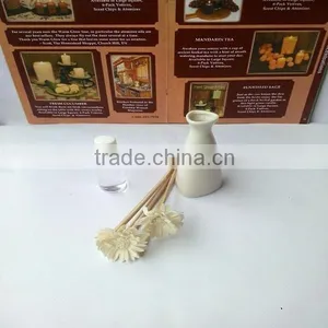 Decorative Aroma Ceramic Sola Flower Fragrance Diffuser With Rattan Sticks thumbnail-6