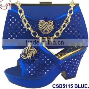 CSB5115 Newest Design 2016 Top Fashion Woman Hot Selling Shoes With Matching Bags Factory Price Shoes Whole Sale Price thumbnail-1