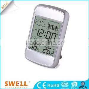 LCD Clock With Simulant Weather Forecast thumbnail-1