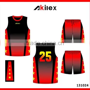 Sublimated Basketball Jersey Uniform Design thumbnail-1