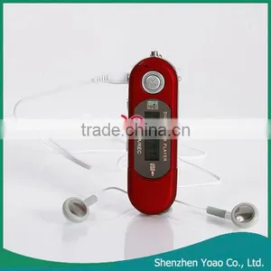 USB2.0 LCD 16GB MP3 Player With Voice Recorder Function Red thumbnail-1