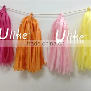 Bulk Diy Tissue Tassel Garland Elegant Colorful Diy Tassel Garland. thumbnail-6