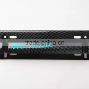 Cheap Decorative Universal Custom Carbon Fiber License Plate Frame thumbnail-2