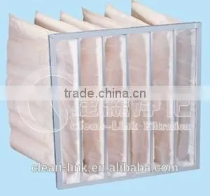 Large Dust Holding Capacity Pocket Medium Efficiency Filter thumbnail-2
