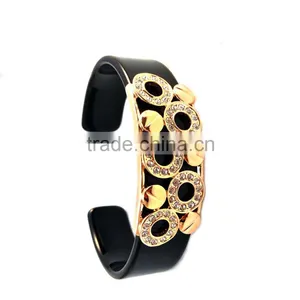 Featuring Gold Plated Detail and Loop Design Open Bangle thumbnail-3
