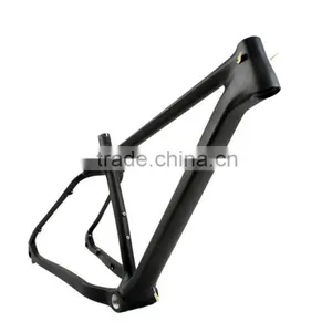 Thru-Axel 12*197mm Carbon Fat Bike Frameset AG120, Super Light 26er Carbon Fat Bike 26er MTB Frame, 120mm BSA, OEM thumbnail-1