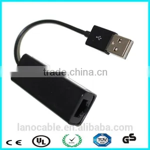 10/100mbps Black Rj45 Lan Ethernet Network to Usb Converter thumbnail-3