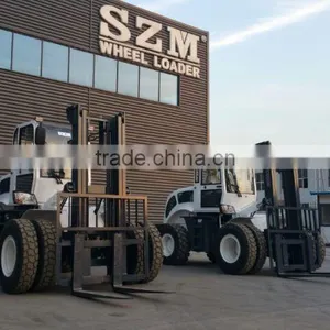 Heavy Construction Equipment New Terrian Forklift 6000 With Hydraulic Transmission thumbnail-2