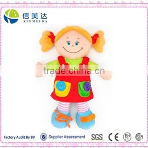 Plush Dress Doll Plush Cloth Boy and Girl Stuffed Baby Toy thumbnail-2