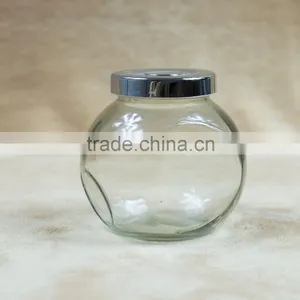 Flat Drum Jam Honey Bottle Pickles Bottles Cans Canisters Mason Cup Thread Sealing Metal Cover Plastic Cover thumbnail-1