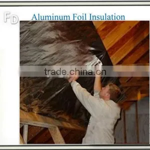 Foil Faced Fiberglass Duct Heat Shield Aluminum Insulation Cover thumbnail-1