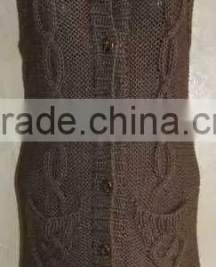 Long Knitted Vest for Woman thumbnail-1