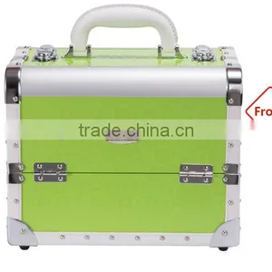 Fashion Professional Portable Aluminum Makeup Salon Cosmetic Case With Custom Logo thumbnail-2