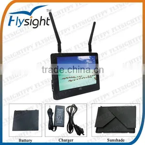 D755 32CH 5.8 GHz 7" LCD Receiver Battery Monitor for RC Drone With Camera thumbnail-1