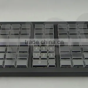 PS2 POS Programmable Keyboard/PS2 66 Fully Programmable Keys Keyboard thumbnail-2