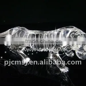 Chinese Style Crystal Tiger Figurines For Souvenirs thumbnail-1