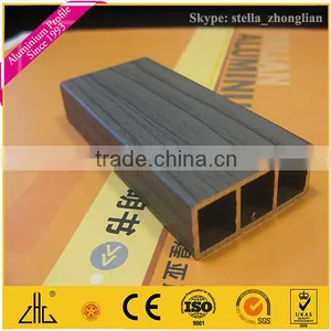 Wow!Triangle,rectangular Aluminium Hollow Section/anodized Black, Anodized Silver, Mill Finish, Wooden Grain Aluminum Alloy Pipe thumbnail-4