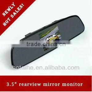 Good Quality 3.5 Inch Rear View Mirror Car Monitor thumbnail-1