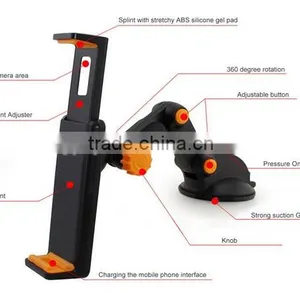 Sunction Mobile Phone Cradle Car Mount Holder, Car Seat Cup Holder for IPad Mini/glaxey Tab thumbnail-5