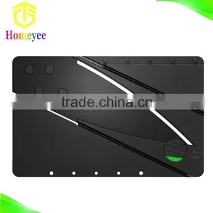 Cardsharp Authentic Credit Card Sized Folding Knife With Black Blade thumbnail-1